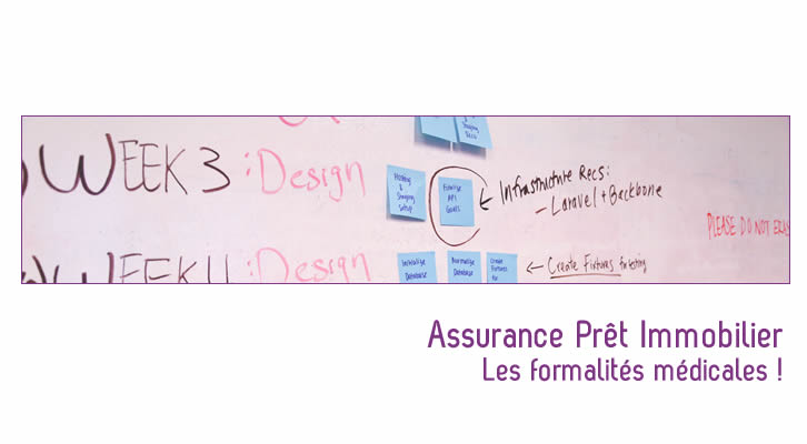 Formalités médicales assurance emprunteur
