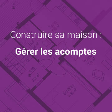 Gérer les acomptes